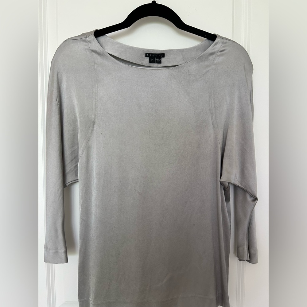 Theory silk shirt